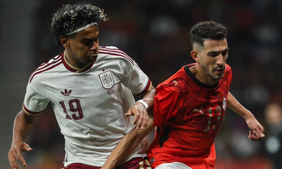 Lamine Yamal during Egypt and Spain friendly game, March 2026