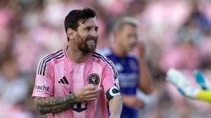 Messi scores a goal vs Orlando City in MLS 2026
